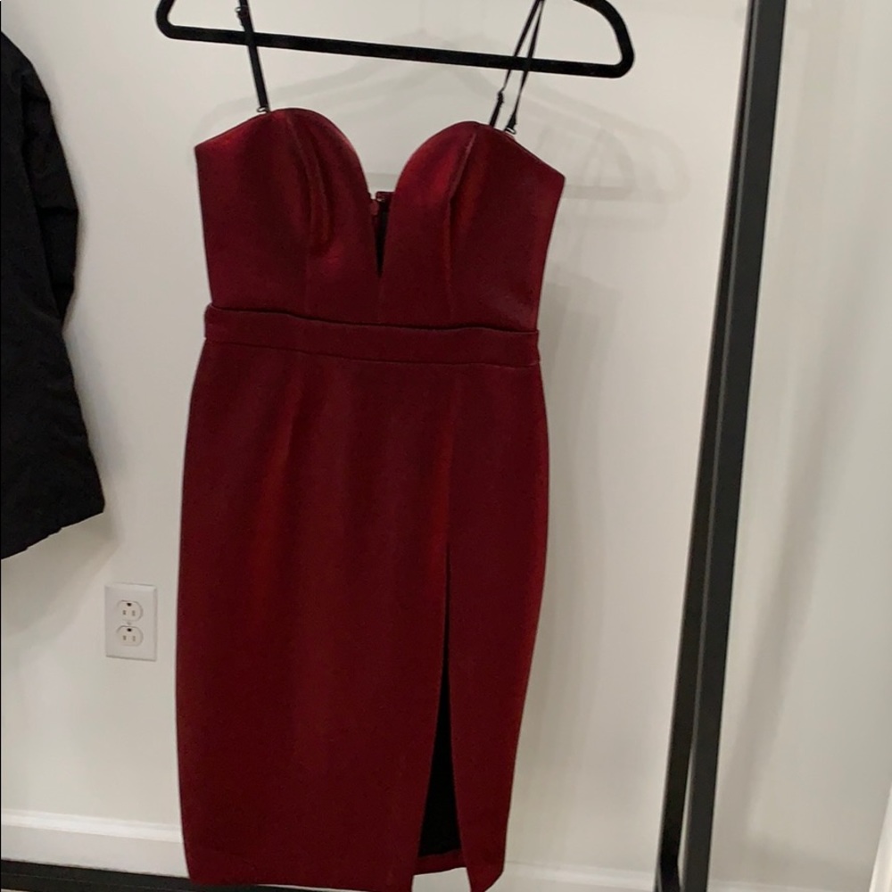 ASOS strapless holiday dress